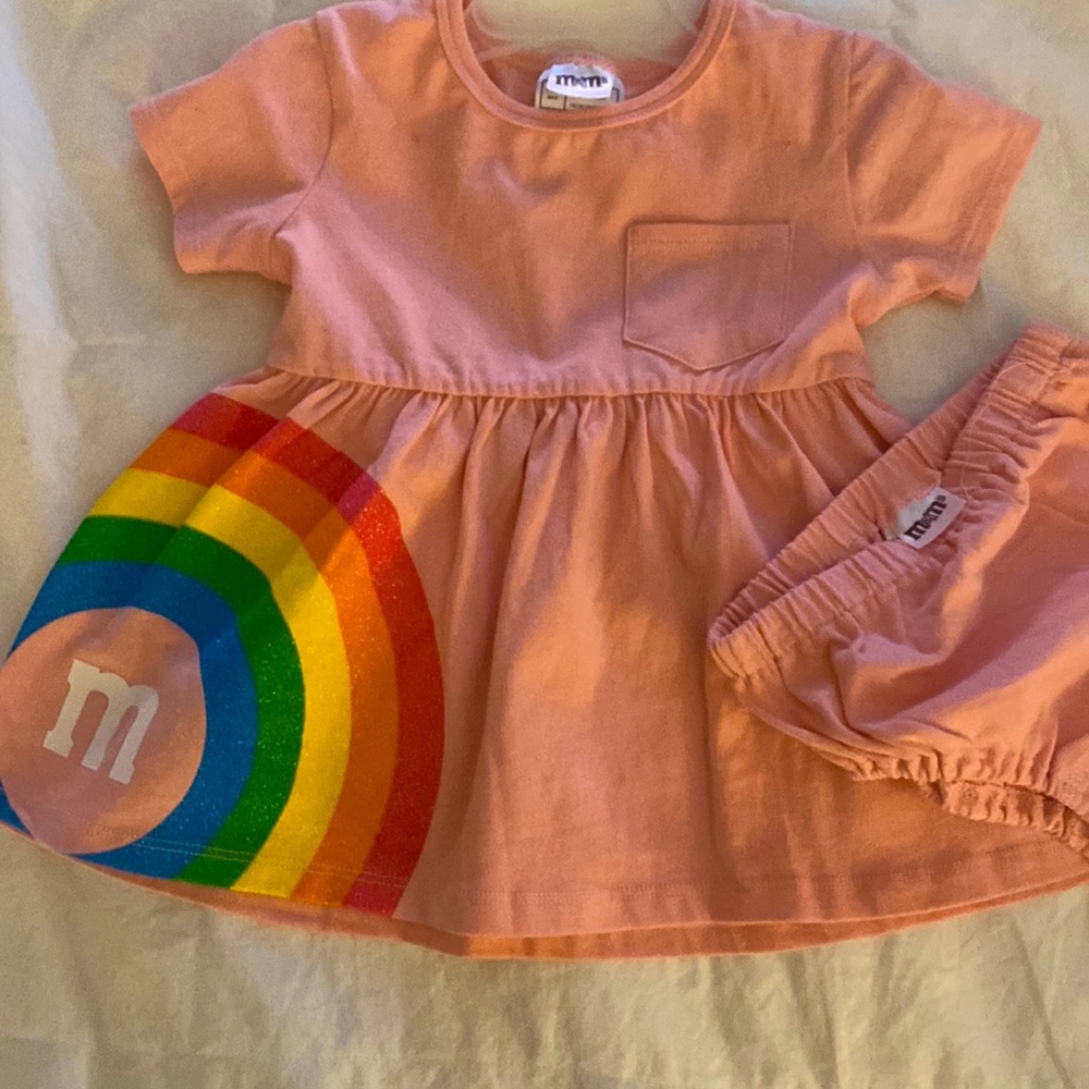 M&M dress- 6 months. New